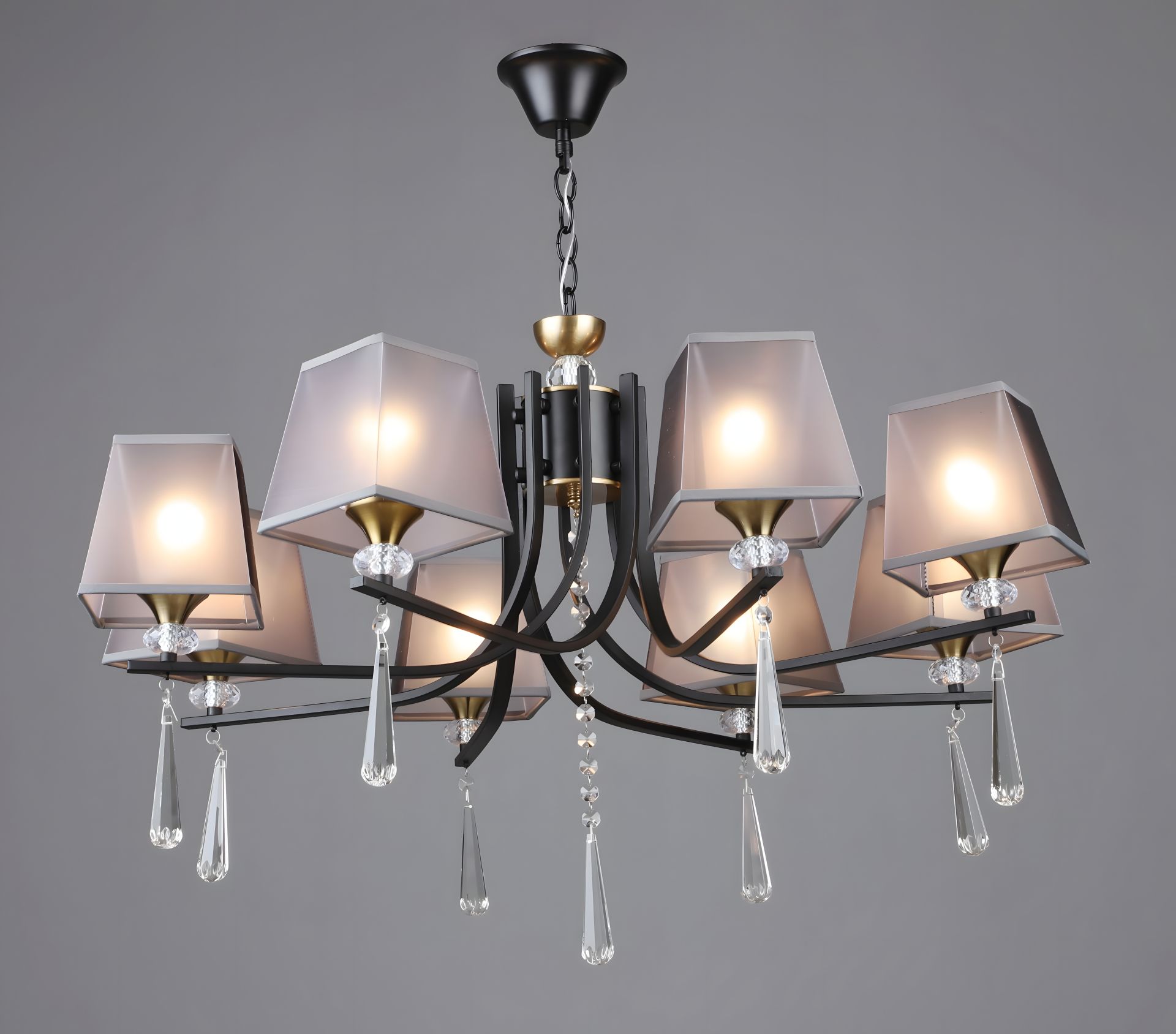 Люстра классическая подвесная Sirius B NH6444/8 BK+COP Люстра классическая подвесная Sirius B NH6444/8 BK+COP