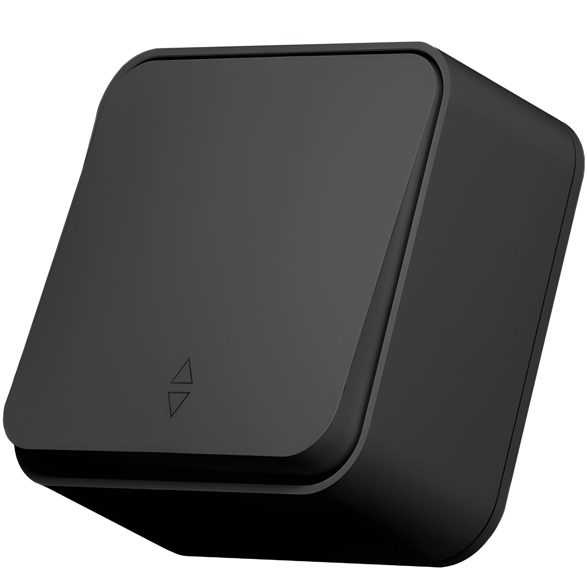 Проходной одноклавишный выключатель VIDEX BINERA IP20, накладной, черный графит Проходной одноклавишный выключатель VIDEX BINERA IP20, накладной, черный графит