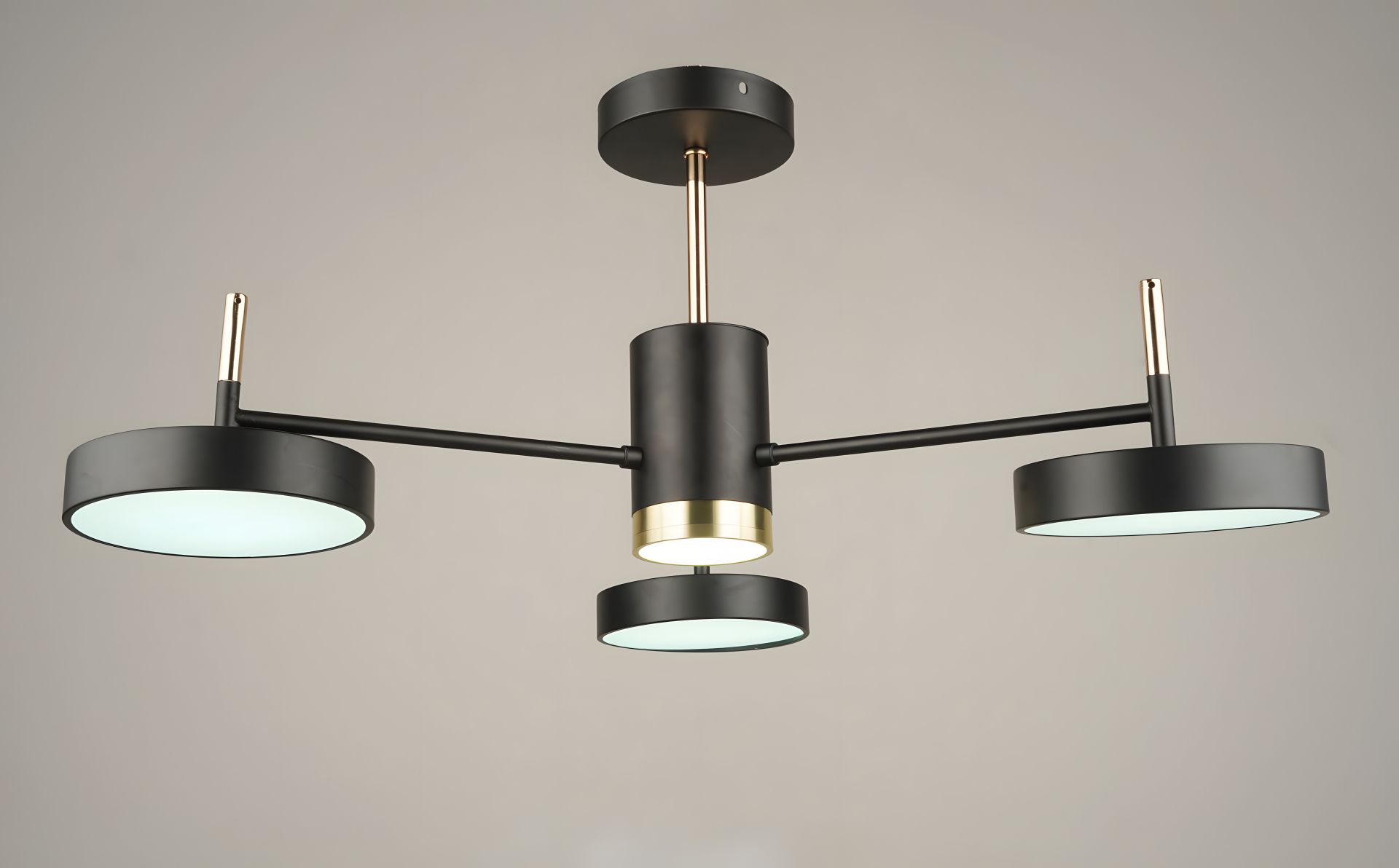 Світлодіодна люстра Sirius B N4192/3 стельова BK+FGD Світлодіодна люстра Sirius B N4192/3 стельова BK+FGD