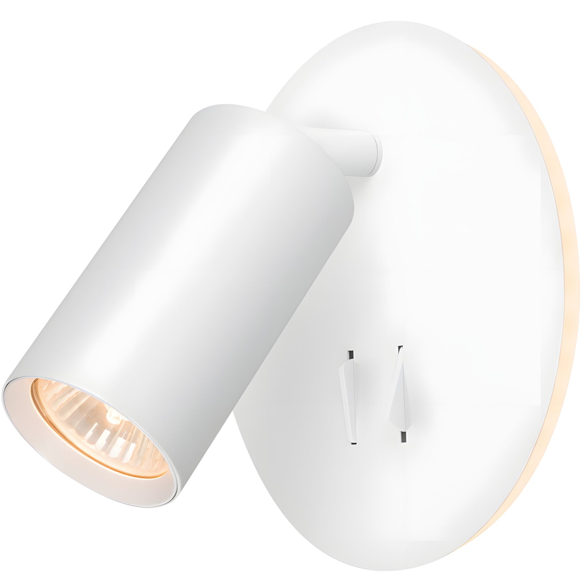 Світильник настінний VIDEX GU10 з підсвіткою та кнопкою, білий (VL-SPF24E-W) Світильник настінний VIDEX GU10 з підсвіткою та кнопкою, білий (VL-SPF24E-W)