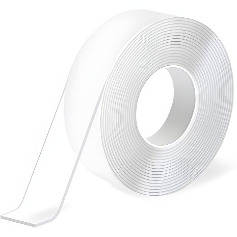 Прозора двостороння клейка стрічка Nano Tape, Ivy Grip, 500x3x0.1 см