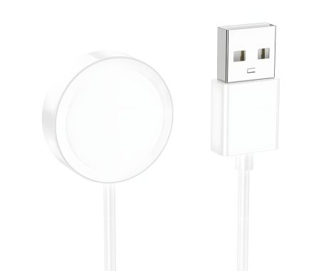 Кабель USB Hoco Y21 для смарт годинника AMOLED white