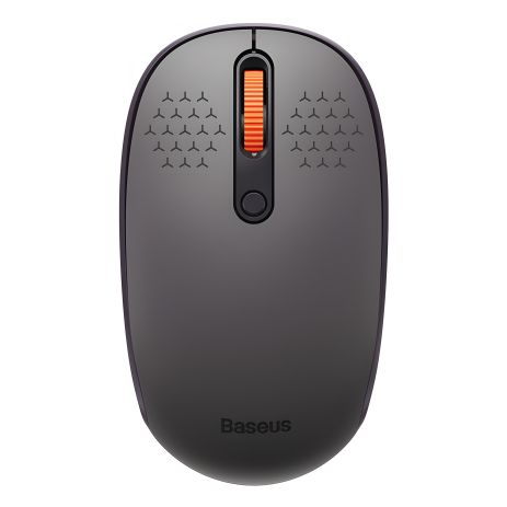 Бездротова мишка Baseus F01B Tri-Mode |2.4G/BT5.0+BT3.0, 800-1200-1600dpi, 1хАА| сірий колір
