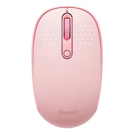 Бездротова миша Baseus F01B Tri-Mode | 2.4G/BT5.0+BT3.0, 800-1200-1600dpi, 1хАА | pink