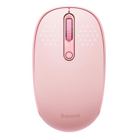 Мышь Baseus F01B Tri-Mode Wireless Mouse |2.4G/BT5.0+BT3.0, 800-1200-1600dpi| pink