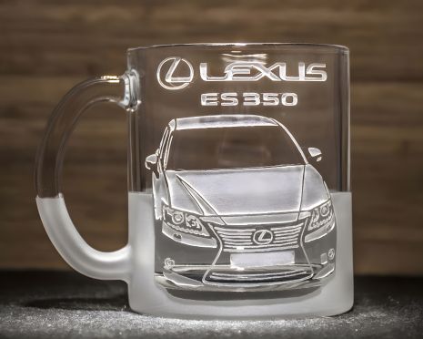 Гравированная чашка для чая и кофе Lexus ES 350