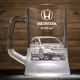 Келих пивний з гравіюванням автомобіля Honda CR-V - подарунок для автомобіліста Хонда