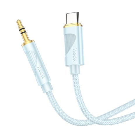 AUX кабель Hoco UPA30 Type-C to Jack 3.5 1m blue