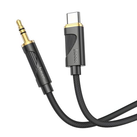 AUX кабель 1m Hoco UPA30 Type-C to Jack 3.5 black