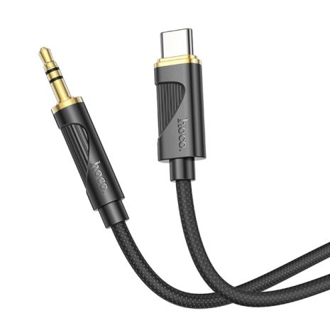 AUX кабель Hoco UPA30 Type-C to Jack 3.5 1m black