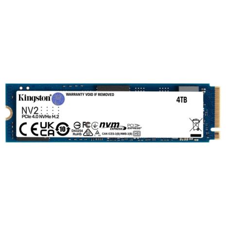 SSD M.2 Kingston NV2 4000GB NVMe 2280 PCIe 4.0 x4 3D NAND