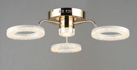 Акриловая светодиодная люстра Sirius B YH1191/3+1 FGD+WT Акриловая светодиодная люстра Sirius B YH1191/3+1 FGD+WT