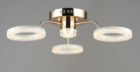 Акриловая светодиодная люстра Sirius B YH1191/3+1 FGD+WT