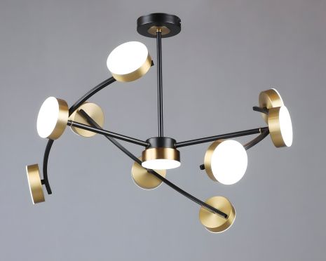Светодиодная акриловая люстра Sirius B N6340/10 BK+COP Светодиодная акриловая люстра Sirius B N6340/10 BK+COP