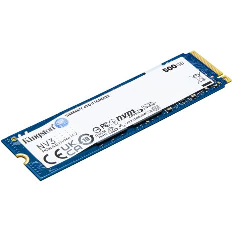 SSD M.2 Kingston NV3 500GB NVMe 2280 PCIe 4.0 x4 3D NAND