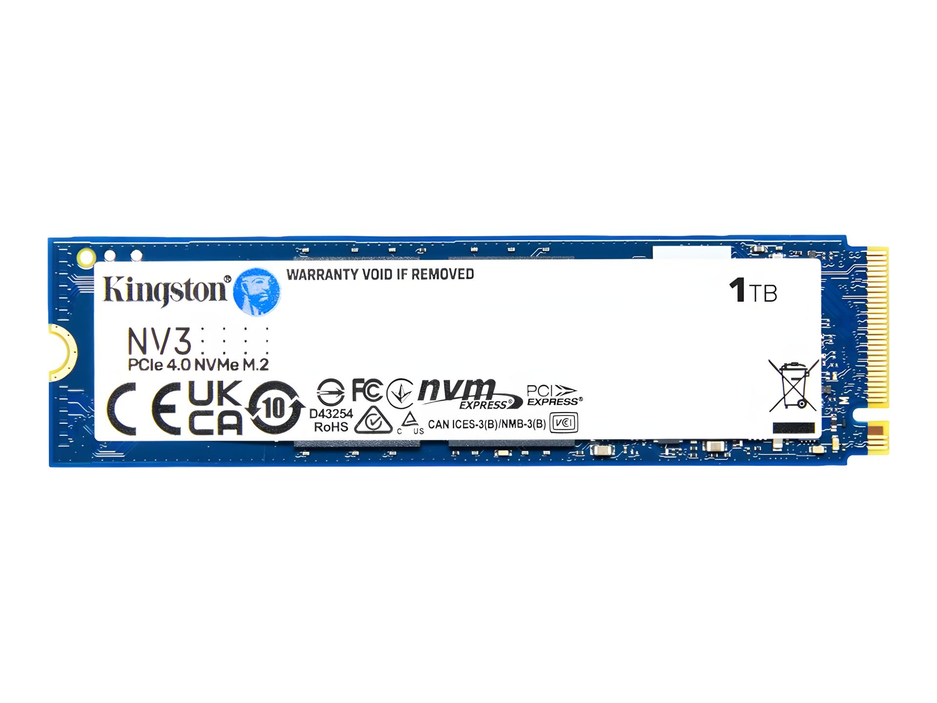 SSD M.2 Kingston NV3 1000GB NVMe 2280 PCIe 4.0 x4 3D NAND SSD M.2 Kingston NV3 1000GB NVMe 2280 PCIe 4.0 x4 3D NAND