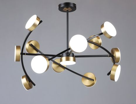 Акриловая светодиодная люстра Sirius B N6340/13 BK+COP