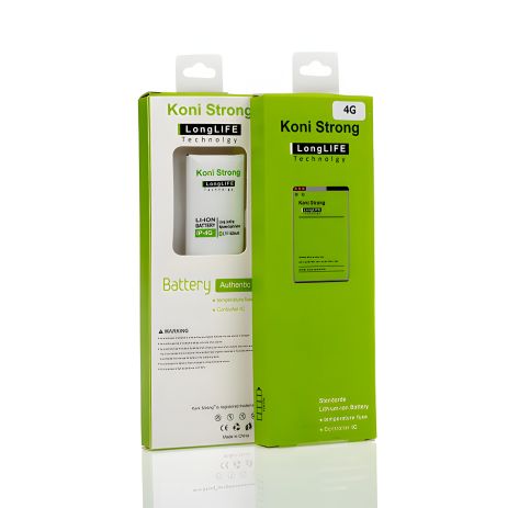 Акумулятор Koni Strong для iPhone 4 | 1420mAh | Акумулятор Koni Strong для iPhone 4 | 1420mAh |