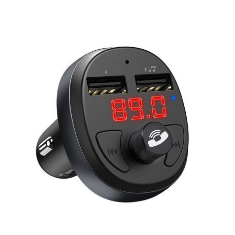 Модулятор Hoco E41 Wireless FM Transmitter Черный