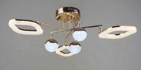 Акриловая светодиодная люстра Sirius B YH1185/3+3 FGD