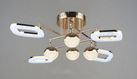 Акриловая светодиодная люстра Sirius B YH1185/4+4 FGD