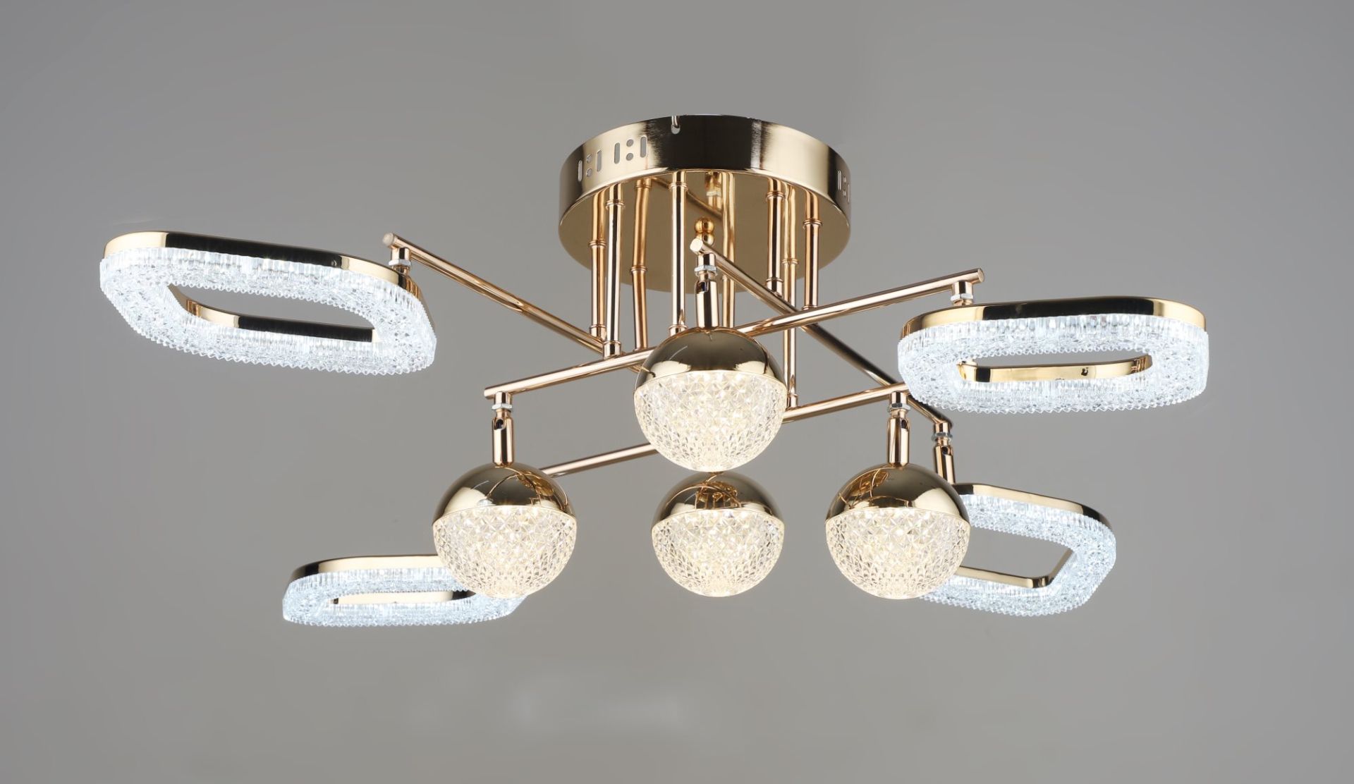 Люстра світлодіодна акрилова Sirius B YH1185/4+4 FGD Люстра світлодіодна акрилова Sirius B YH1185/4+4 FGD