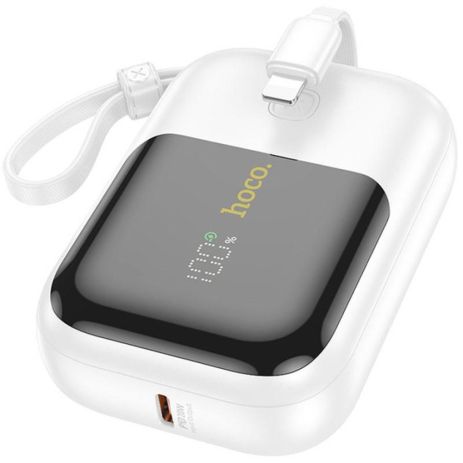 ΠΠΎΠ²Π΅ΡΠ±Π°Π½ΠΊ Hoco Q20 Fountain 22.5W+PD20W fully with digital display and cable 10000mAh White ΠΠΎΠ²Π΅ΡΠ±Π°Π½ΠΊ Hoco Q20 Fountain 22.5W+PD20W fully with digital display and cable 10000mAh White