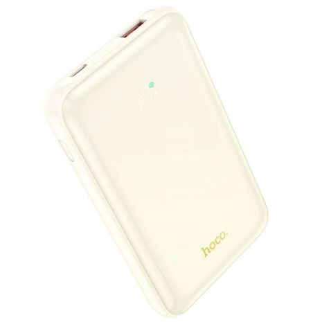 Повербанк Hoco Q21 Great 22.5W+PD20W fully compatible with digital display 10000mAh Milky white