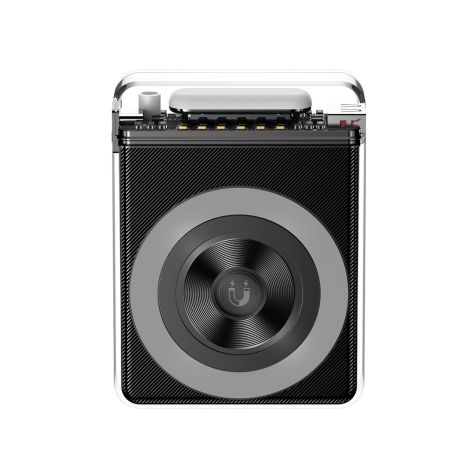 Power Bank XO PR226 Mini Transparent Magnetic Absorption 15W 10000mAh Чорний Power Bank XO PR226 Mini Transparent Magnetic Absorption 15W 10000mAh Чорний