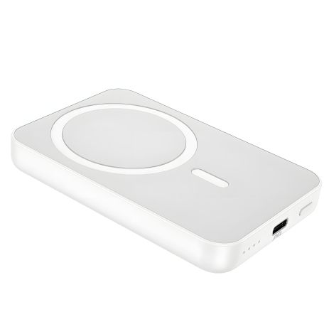 Білий Power Bank Hoco J109 PD20W Easy Wireless Fast Charging 5000mAh