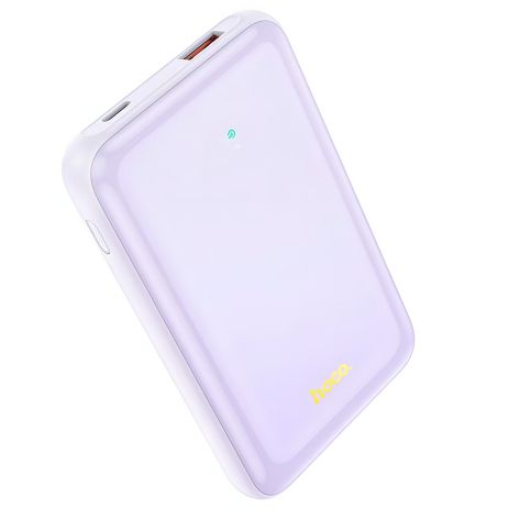 Power Bank Hoco Q21 Great 22.5W + PD20W fully compatible with digital display 10000mAh Purple Power Bank Hoco Q21 Great 22.5W + PD20W fully compatible with digital display 10000mAh Purple
