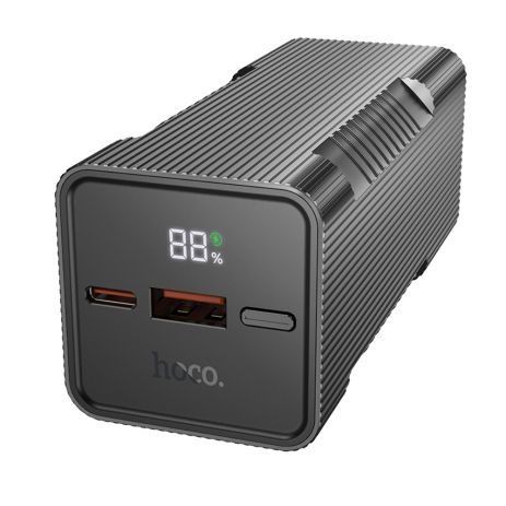 Power bank Hoco Q15 10000mAh PD 22.5W з ліхтарем Чорний