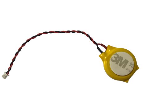 Батарейка акумуляторна BIOS CMOS CR2450 для ноутбука з проводом 10 см 2 pin