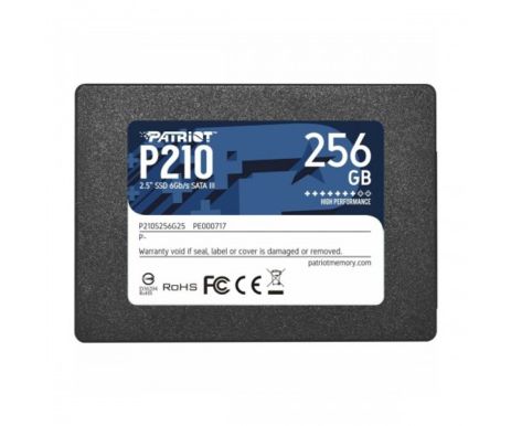 SSD Patriot P210 256GB 2.5" 7mm SATAIII 3D QLC