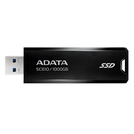 SSD ADATA SC610 1TB USB 3.2 550/500Mb/s Black SSD ADATA SC610 1TB USB 3.2 550/500Mb/s Black