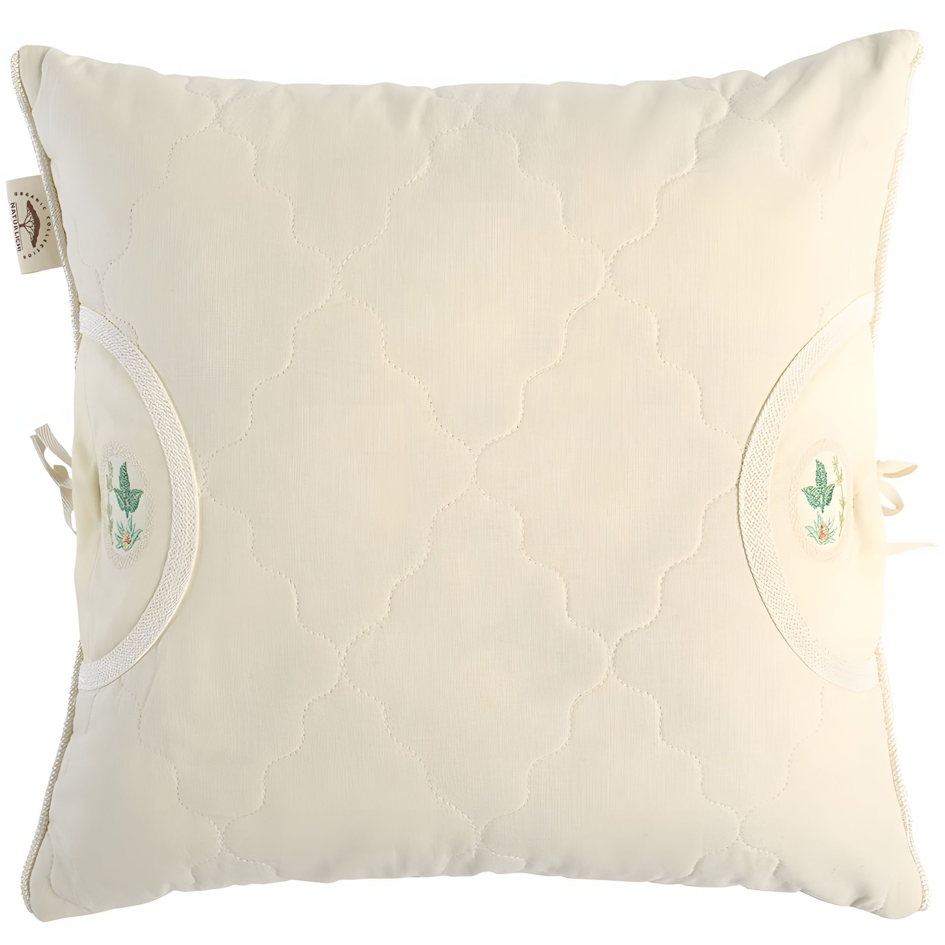 Ортопедическая подушка AromaVita с гречневой лузгой и травами для ароматерапии IDEIA, 40x40 см (8-29870) Ортопедическая подушка AromaVita с гречневой лузгой и травами для ароматерапии IDEIA, 40x40 см (8-29870)