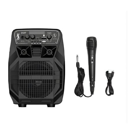 Акустика-караоке HOCO Force wireless portatble speaker DS07 | BT4.2, TF / USB | black