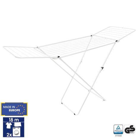 Белая напольная сушка для белья Casa Si Kolibri 18m (CS42191C06D)