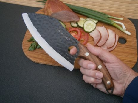 Ніж - сокира кухонний кухарський Шеф Sonmelony RT-10-ВМ / 29 см