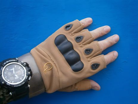 Безпалі рукавиці Outdor Tactics ВМ койот XL