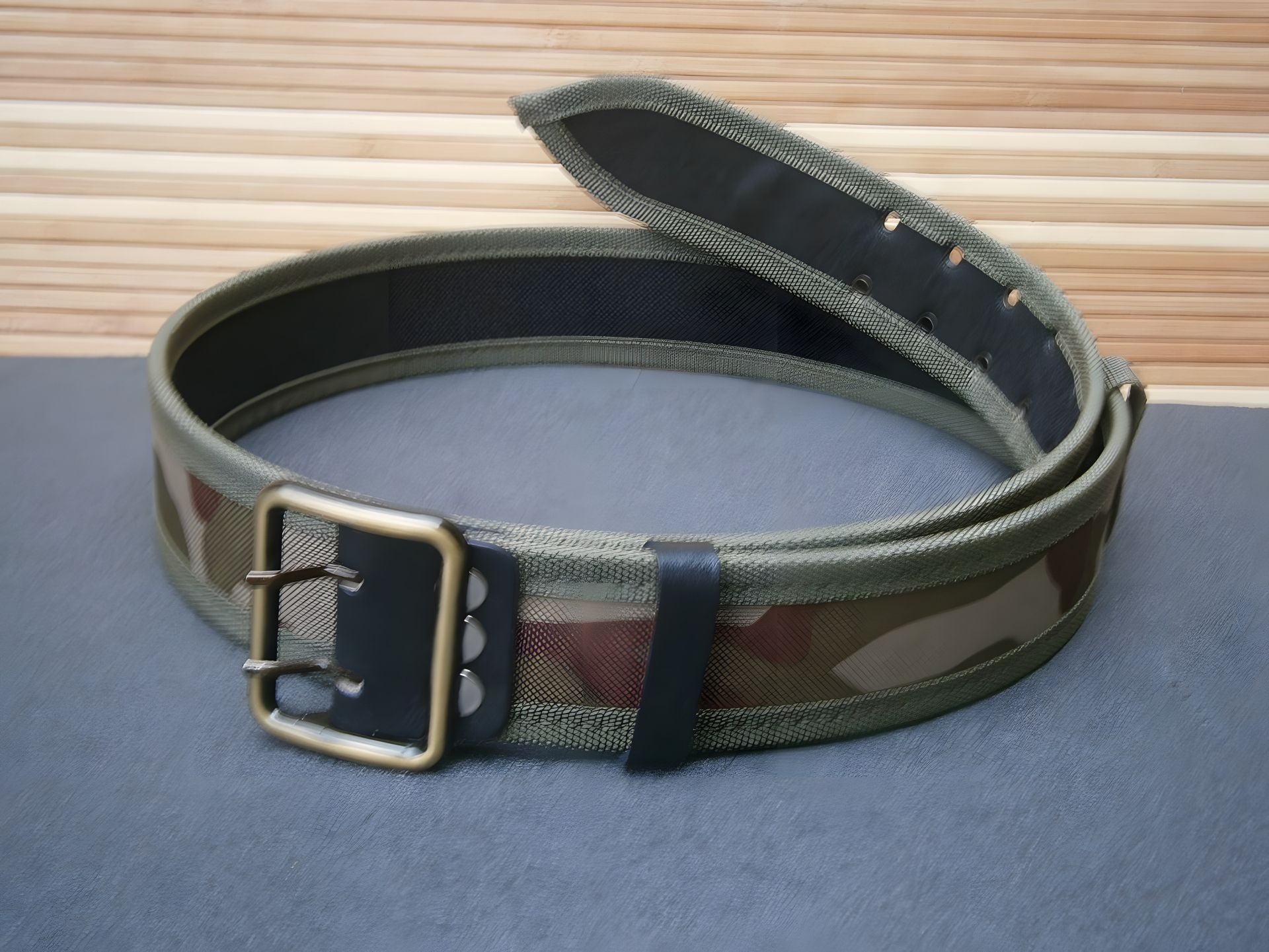 Полевой офицерский ремень Cordura мультикам 110 см Полевой офицерский ремень Cordura мультикам 110 см