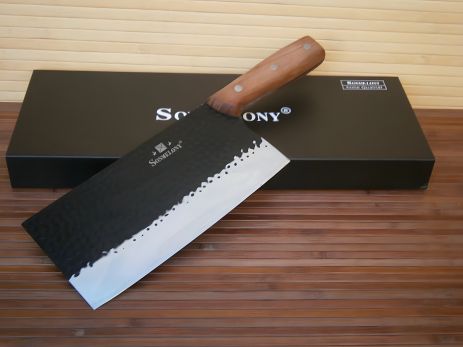 Sonmelony Chef кухарський ніж-сокирка WB-300ВМ фултанг 32 см Sonmelony Chef кухарський ніж-сокирка WB-300ВМ фултанг 32 см