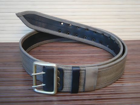 Польовий Офіцерський Ремінь ( стропа + шкіра ) Combat ВМ-1 койот 110 см