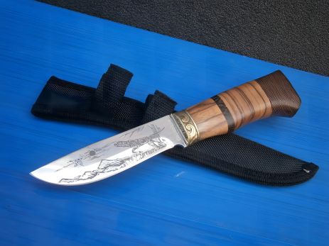 Colunbia АК-5ВМ Ніж для туризму, полювання та риболовлі / 23 см Colunbia АК-5ВМ Ніж для туризму, полювання та риболовлі / 23 см