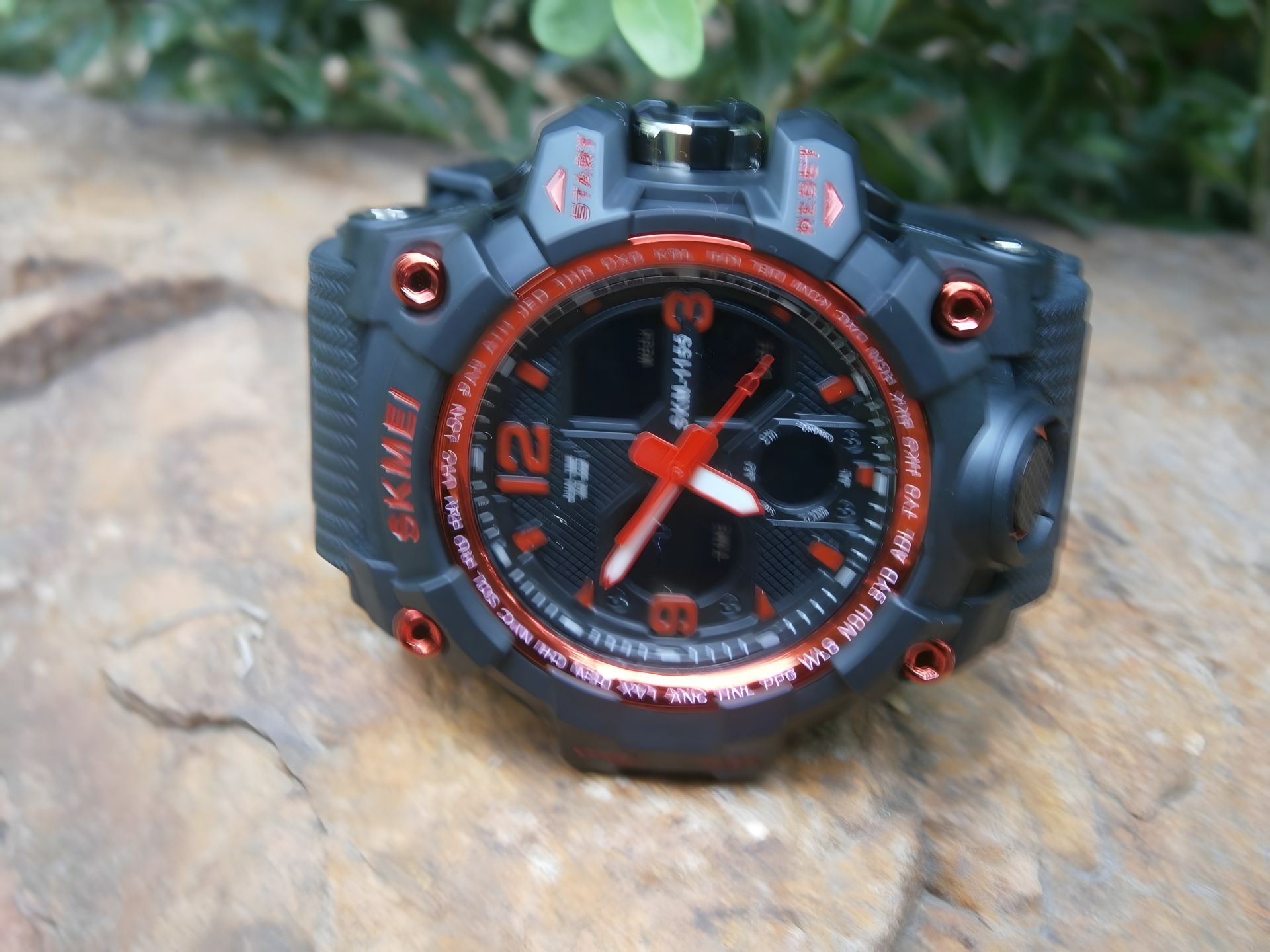 Мужские спортивные часы Skmei ВМ-1343RD Black-Red Мужские спортивные часы Skmei ВМ-1343RD Black-Red