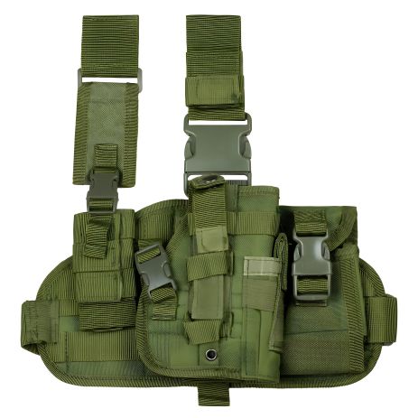 Кобура з платформою стегнова Combat Olive-ВМ під праву руку олива для зручного носіння Кобура з платформою стегнова Combat Olive-ВМ під праву руку олива для зручного носіння