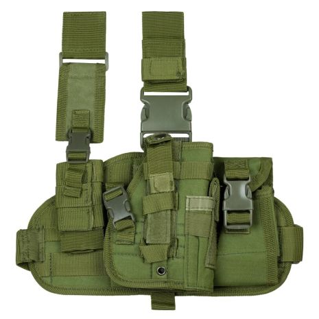 Кобура з платформою стегнова Combat Olive-ВМ під праву руку олива