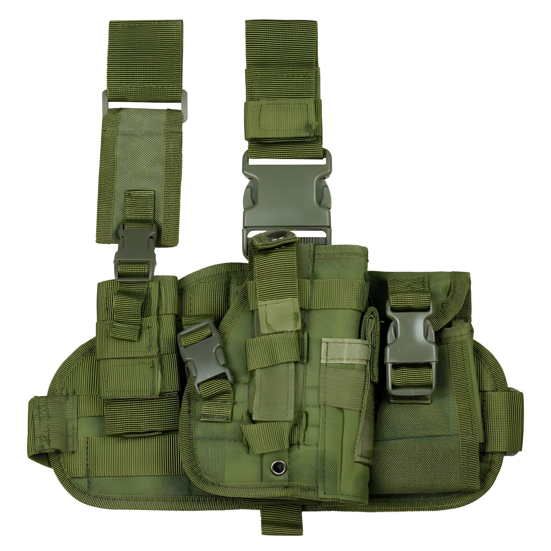 Кобура з платформою стегнова Combat Olive-ВМ під праву руку олива для зручного носіння Кобура з платформою стегнова Combat Olive-ВМ під праву руку олива для зручного носіння