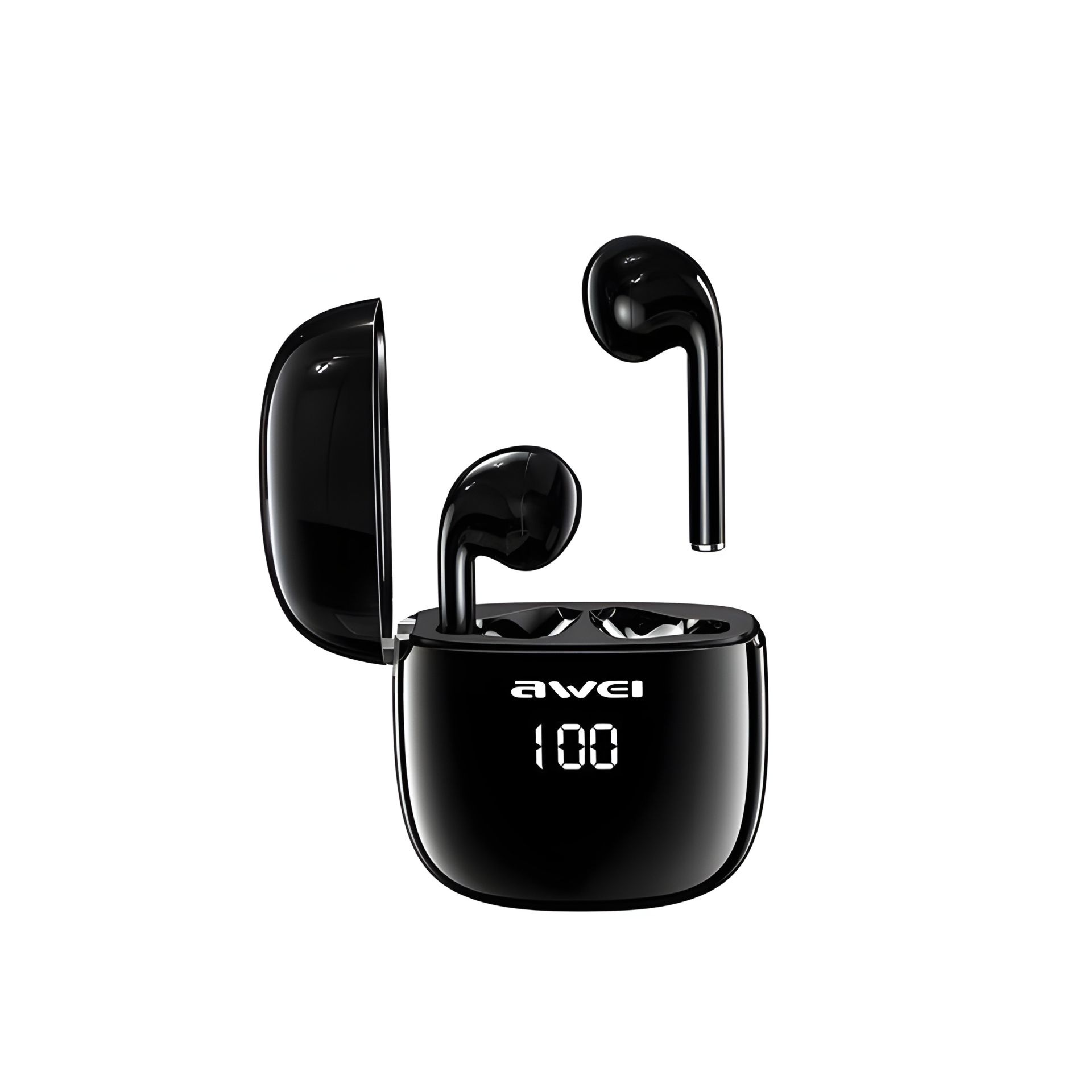 Навушники Bluetooth AWEI T28P TWS IPX6 | BT5.1, 35/500mAh, 6Hours | black Навушники Bluetooth AWEI T28P TWS IPX6 | BT5.1, 35/500mAh, 6Hours | black