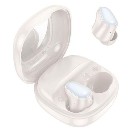 Навушники HOCO Fun true wireless BT headset EQ13 | BT5.3, 40/400mAh, 7h | Milky white Навушники HOCO Fun true wireless BT headset EQ13 | BT5.3, 40/400mAh, 7h | Milky white